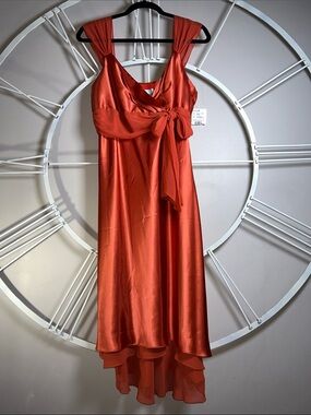 david's bridal burnt orange bridesmaid dresses | | Highlow Dress Alondra Mini Dress Black womens sleeveless midi dress Infinite different styles Size:Free Size SHORT